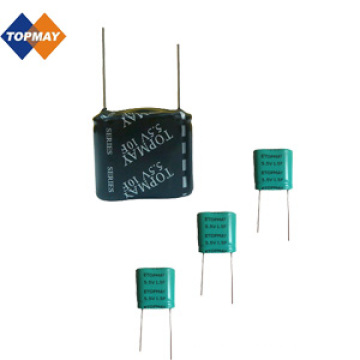 1.5F 5.5V Tipo Radial Súper Condensador